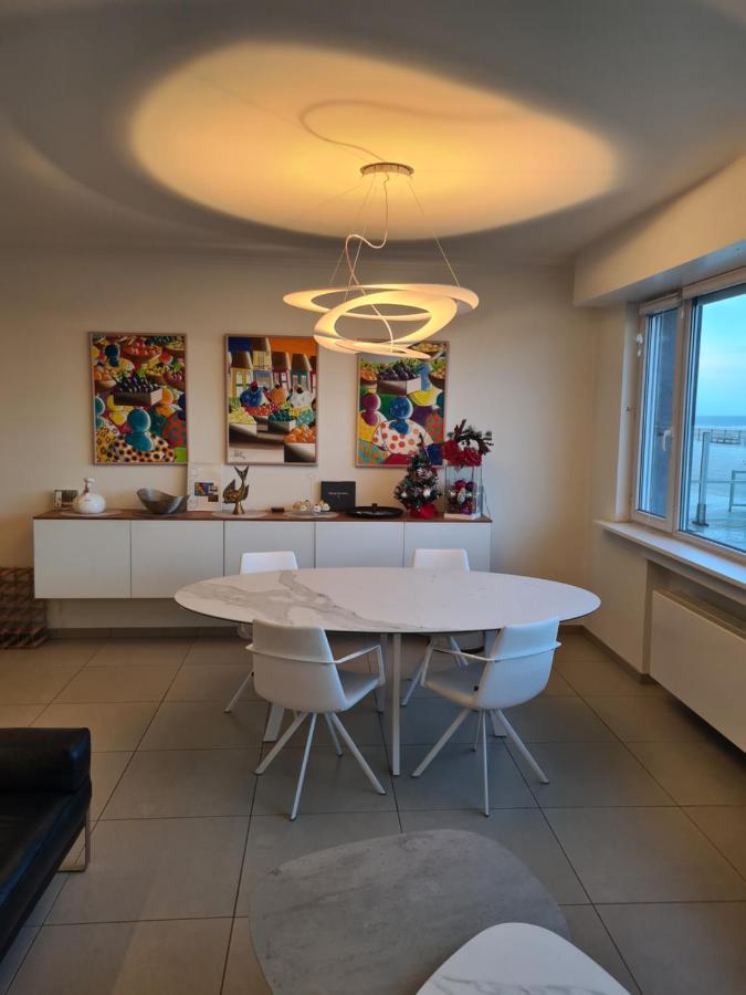 Frontaal Gelijkvloers Seaview 80M² 2 Slp Lägenhet Oostende Exteriör bild