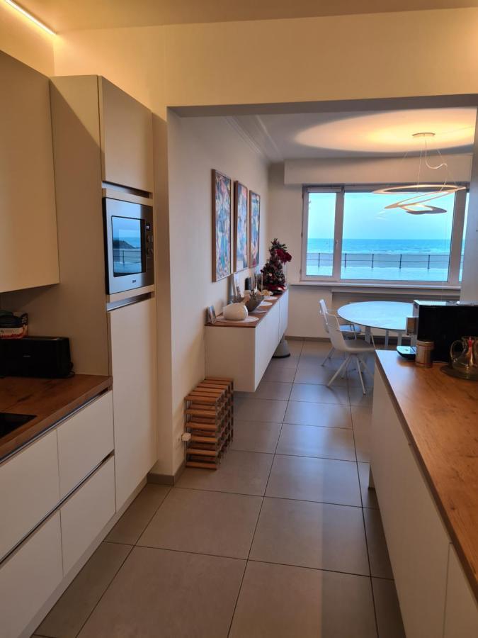 Frontaal Gelijkvloers Seaview 80M² 2 Slp Lägenhet Oostende Exteriör bild
