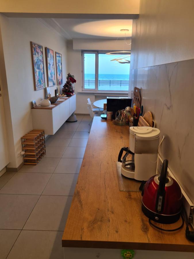 Frontaal Gelijkvloers Seaview 80M² 2 Slp Lägenhet Oostende Exteriör bild